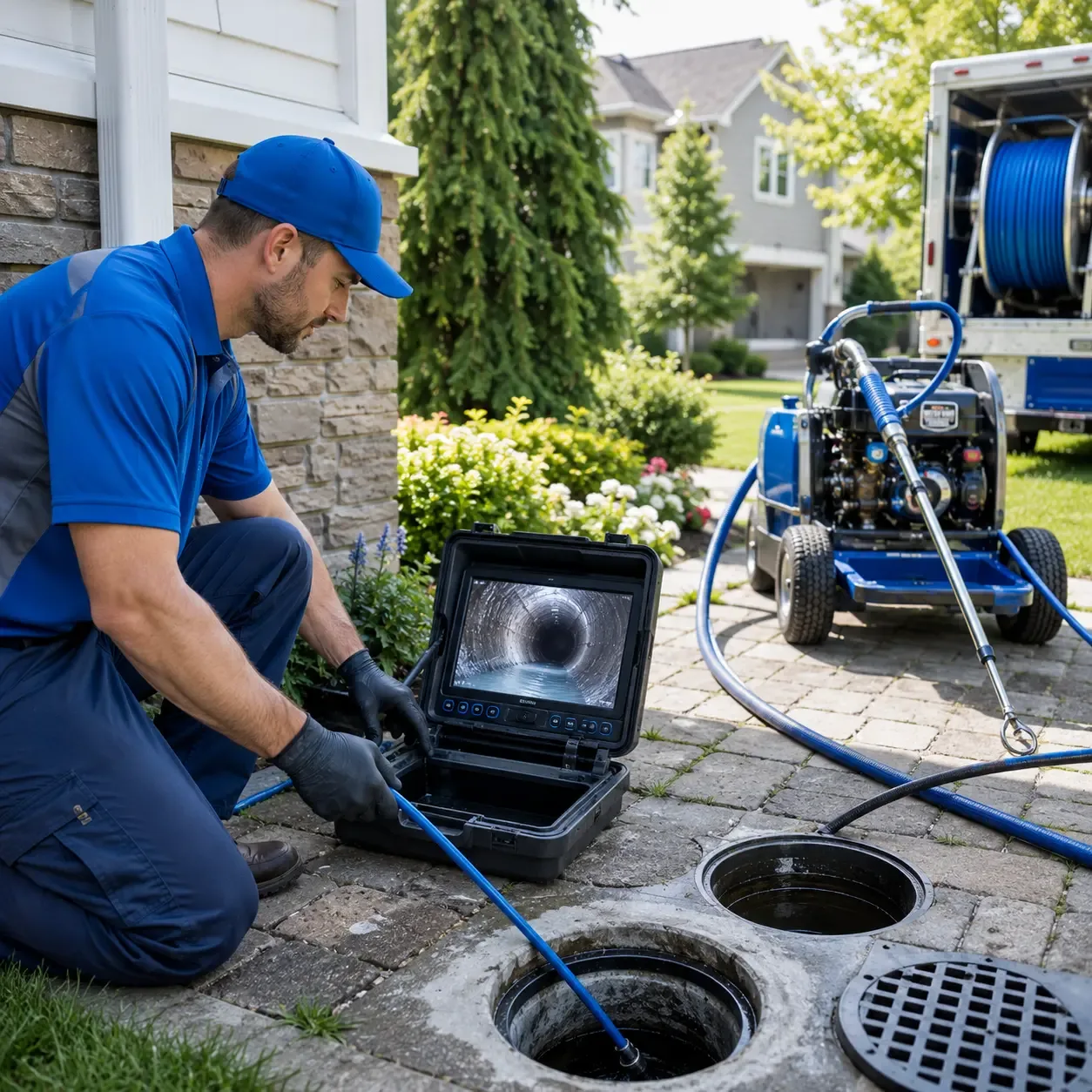 Outdoor drain cleaning professionals serving Greenville, NH